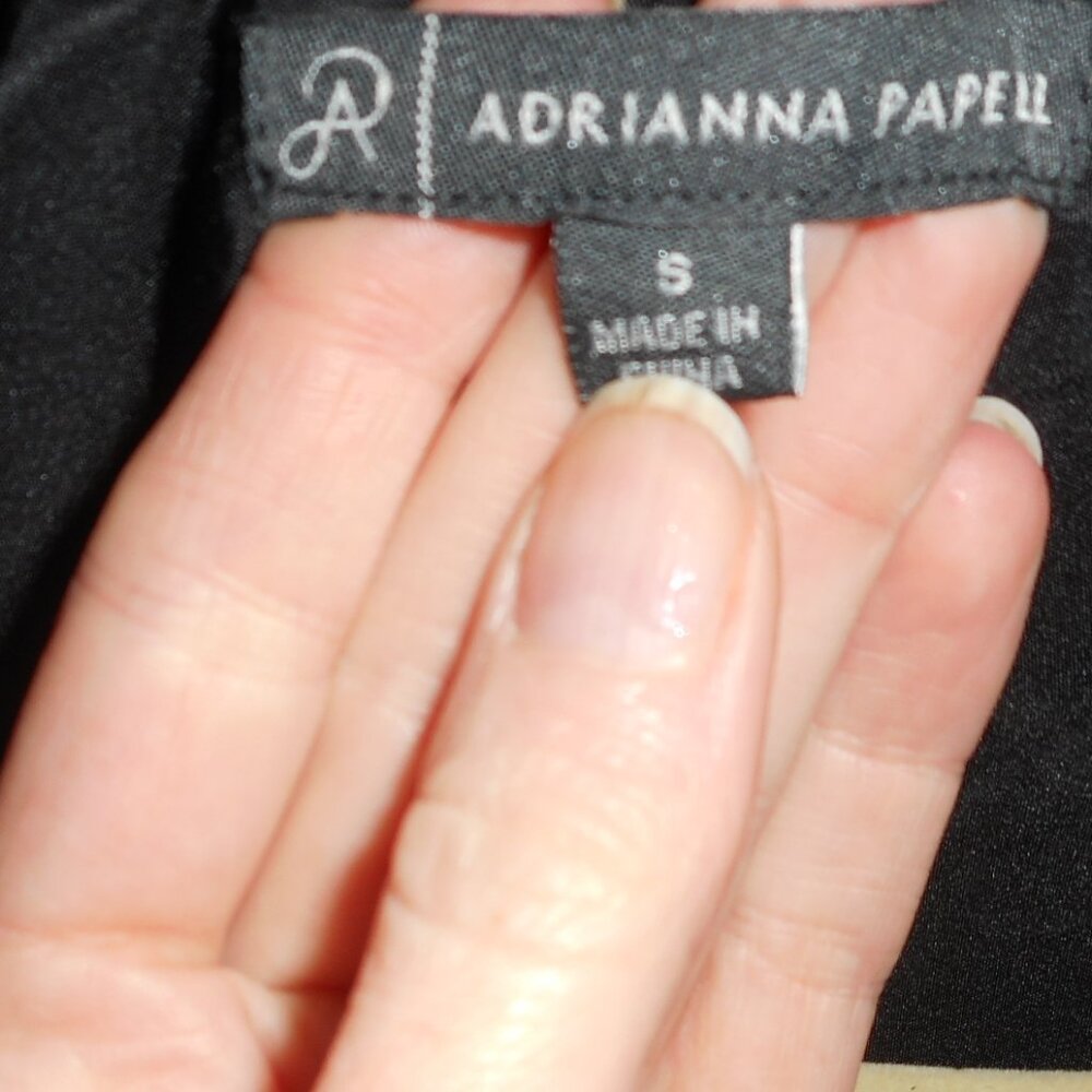 NWOT Adrianna Papell black dress jacket with pockets, size Small - Picture 3 of 7
